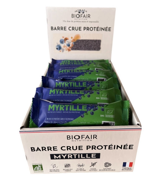 Barre protéinée bio myrtille (prêt à vendre) - 1